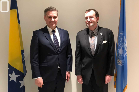 Predsjedatelj Zastupničkog doma dr. Denis Zvizdić razgovarao u New Yorku sa zamjenikom stalne predstavnice SAD pri UN